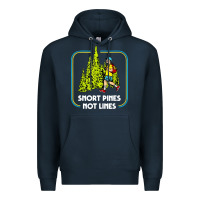 Navy snort pines not lines funny boy going to school vintage Premium Hoodie - artisFamous