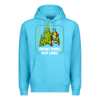 Ocean Blue snort pines not lines funny boy going to school vintage Premium Hoodie - artisFamous