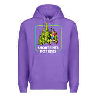 Purple snort pines not lines funny boy going to school vintage Premium Hoodie - artisFamous