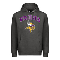 Charcoal Heather vikings style Premium Hoodie - artisFamous