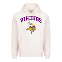 Pale Pink vikings style Premium Hoodie - artisFamous