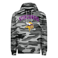 Slate Camo vikings style Premium Hoodie - artisFamous