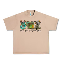 Burro Peace Love Hampshire Sheep Urban Heavy Tee - LillyAllenDesigns