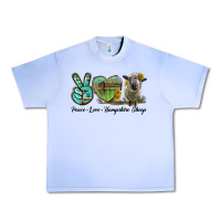 Grape Ice Peace Love Hampshire Sheep Urban Heavy Tee - LillyAllenDesigns