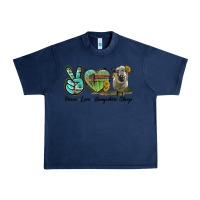 Navy Peace Love Hampshire Sheep Urban Heavy Tee - LillyAllenDesigns