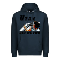 Navy utah get me 2 Premium Hoodie - artisFamous
