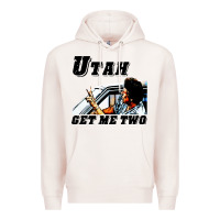 Pale Pink utah get me 2 Premium Hoodie - artisFamous