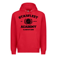Red starfleet academy Premium Hoodie - artisFamous