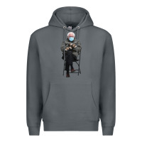Rock bernie sitting in the cold with mittens meme Premium Hoodie - artisFamous