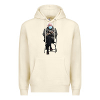 Sandshell bernie sitting in the cold with mittens meme Premium Hoodie - artisFamous