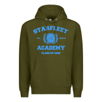 Army Green starfleet academy Premium Hoodie - artisFamous