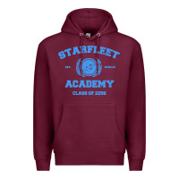 Burgundy starfleet academy Premium Hoodie - artisFamous