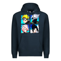 Navy animation Premium Hoodie - artisFamous