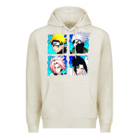 Oatmeal Heather animation Premium Hoodie - artisFamous