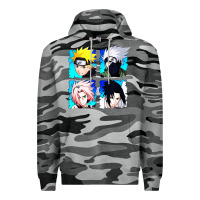 Slate Camo animation Premium Hoodie - artisFamous