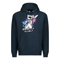Navy diarrhea planet musician Premium Hoodie - artisFamous