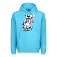 Ocean Blue diarrhea planet musician Premium Hoodie - artisFamous