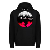 Black stranger kids bikes Premium Hoodie - artisFamous