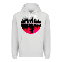 Dove Grey stranger kids bikes Premium Hoodie - artisFamous