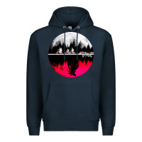 Navy stranger kids bikes Premium Hoodie - artisFamous