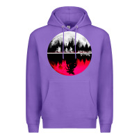 Purple stranger kids bikes Premium Hoodie - artisFamous