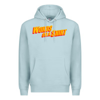 Blue Mist words on a shirt Premium Hoodie - artisFamous