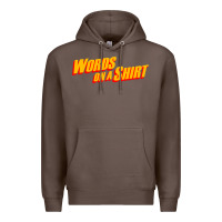 Coffee words on a shirt Premium Hoodie - artisFamous
