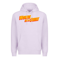 Lilac words on a shirt Premium Hoodie - artisFamous