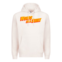 Pale Pink words on a shirt Premium Hoodie - artisFamous