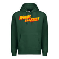 Sports Green words on a shirt Premium Hoodie - artisFamous