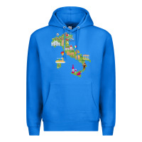 True Royal Italy map Premium Hoodie - artisFamous