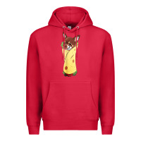 Cardinal funny chihuahua dog burrito food tee Premium Hoodie - artisFamous