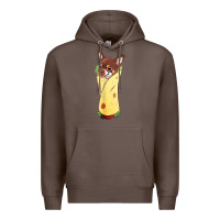 Coffee funny chihuahua dog burrito food tee Premium Hoodie - artisFamous
