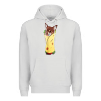 Dove Grey funny chihuahua dog burrito food tee Premium Hoodie - artisFamous