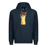 Navy funny chihuahua dog burrito food tee Premium Hoodie - artisFamous