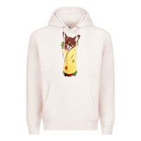 Pale Pink funny chihuahua dog burrito food tee Premium Hoodie - artisFamous