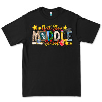 Black Next Stop Middle School Premium Tee - CowhideDigitalArt
