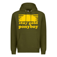 Army Green stay gold ponyboy the outsiders movie book Premium Hoodie - artisFamous