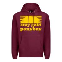 Burgundy stay gold ponyboy the outsiders movie book Premium Hoodie - artisFamous