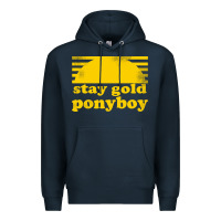 Navy stay gold ponyboy the outsiders movie book Premium Hoodie - artisFamous