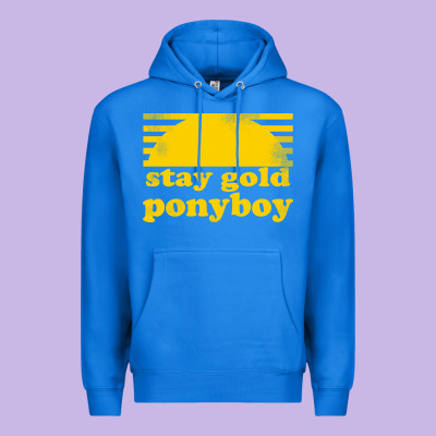 Stay Gold Ponyboy The Outsiders Movie Book Premium Hoodie Designed By Artisfamous