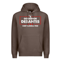 Coffee desantis governor keep florida free Premium Hoodie - artisFamous