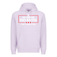 Lilac desantis governor keep florida free Premium Hoodie - artisFamous