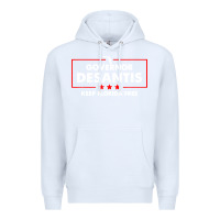 White desantis governor keep florida free Premium Hoodie - artisFamous