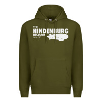 Army Green airship blimp dirigible   the hindenburg disaste Premium Hoodie - artisFamous