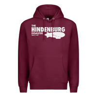 Burgundy airship blimp dirigible   the hindenburg disaste Premium Hoodie - artisFamous