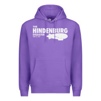 Purple airship blimp dirigible   the hindenburg disaste Premium Hoodie - artisFamous