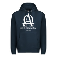 Navy generation alpha Premium Hoodie - artisFamous