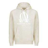Oatmeal Heather generation alpha Premium Hoodie - artisFamous
