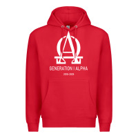 Red generation alpha Premium Hoodie - artisFamous